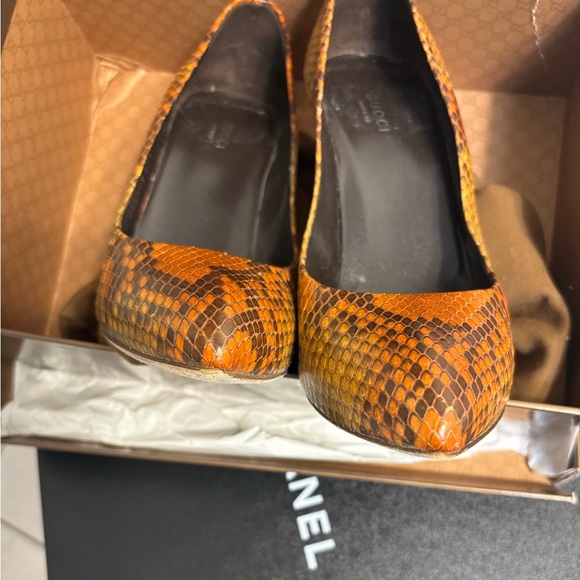 Gucci pumps pitone paris tucano size 37.5 - Picture 6 of 6